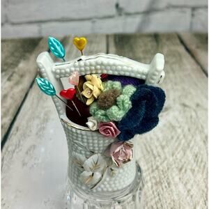 Up Cycled Pin Cushions - Handmade Embellishments - Pin Cushions - Pin Keeps